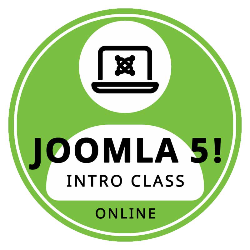 Intro to Joomla! 5 Class (Virtual)